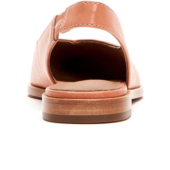 Frye Womens Kenzie Slingback Brown Faux Leather Slide On Casual Flats NWT - Picture 5 of 5